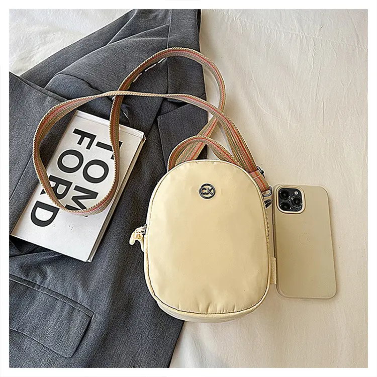 Women Mini Canvas Shoulder Bag Brown — feature 37