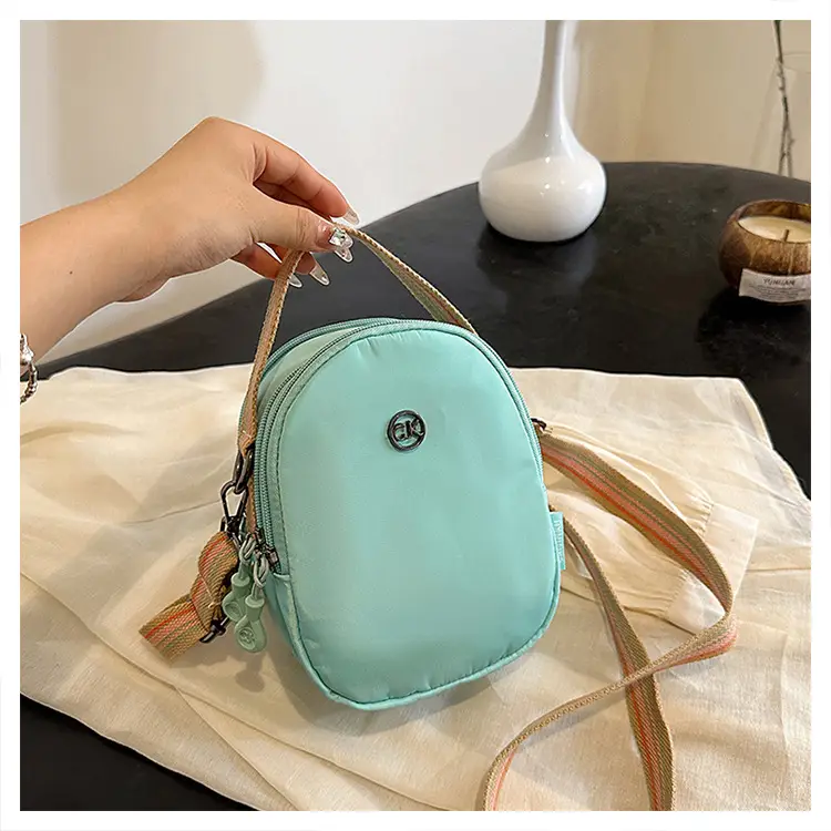 Women Mini Canvas Shoulder Bag Brown — feature 39