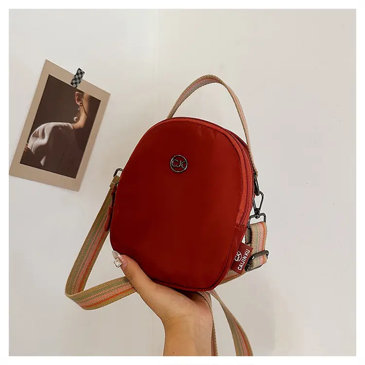Women Mini Canvas Shoulder Bag Brown — feature 44