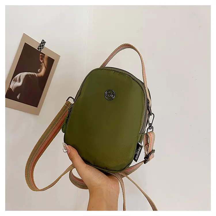 Women Mini Canvas Shoulder Bag Brown — feature 48