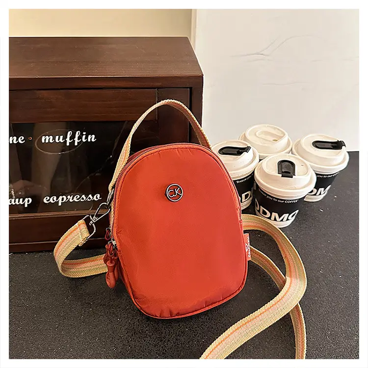 Women Mini Canvas Shoulder Bag Brown — feature 49