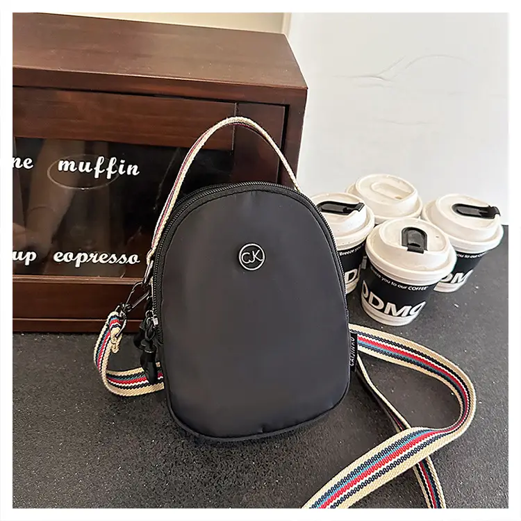 Women Mini Canvas Shoulder Bag Brown — feature 50
