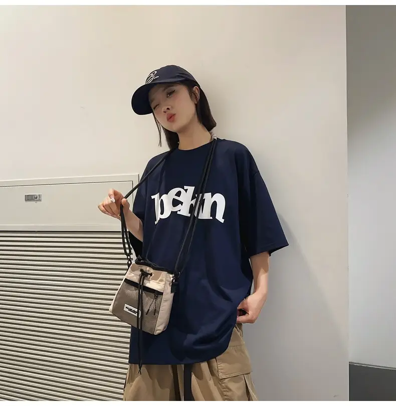 Black Anti-Splash Drawstring Mobile Phone Bag — feature 18