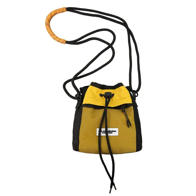 Black Anti-Splash Drawstring Mobile Phone Bag - Image 2