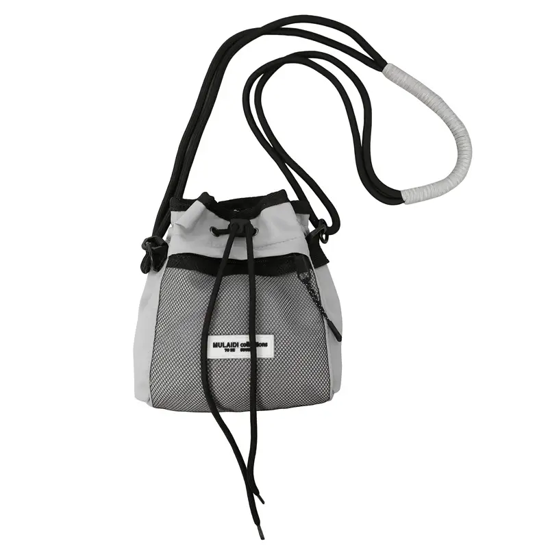 Black Anti-Splash Drawstring Mobile Phone Bag - Image 3