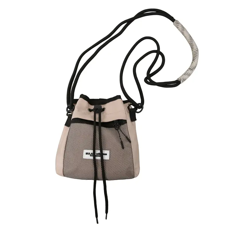 Black Anti-Splash Drawstring Mobile Phone Bag - Image 4