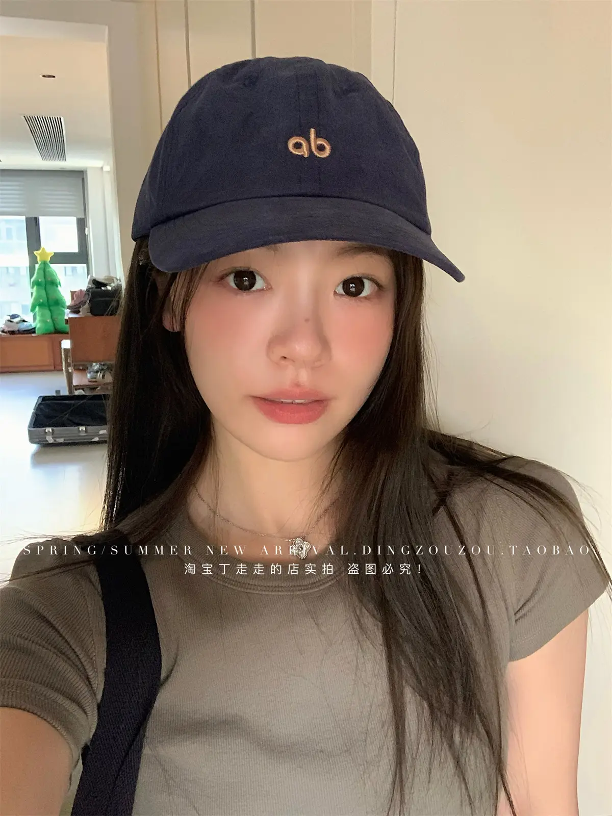 American Style Vintage Embroidered Letter Baseball Cap Men Women Soft Cotton Large Head — feature 11