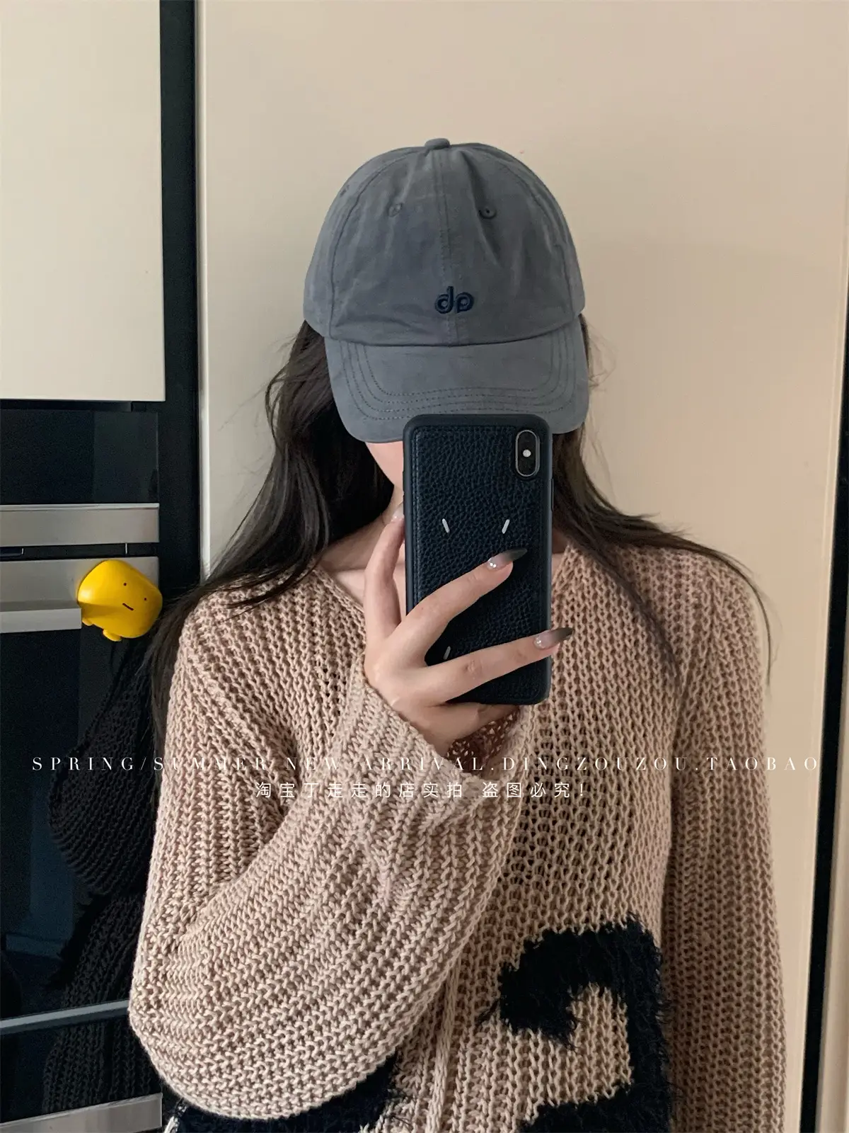 American Style Vintage Embroidered Letter Baseball Cap Men Women Soft Cotton Large Head — feature 15