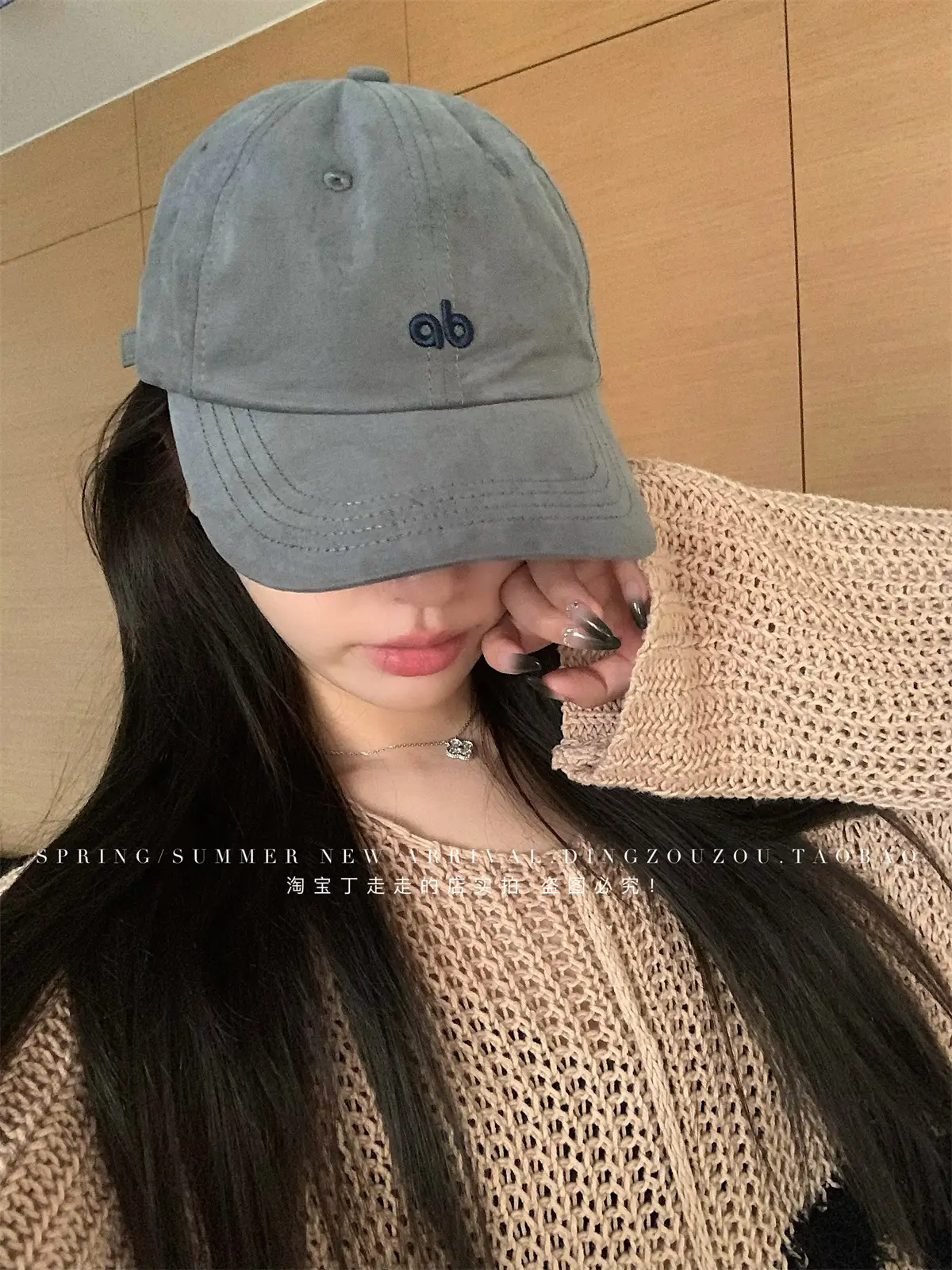 American Style Vintage Embroidered Letter Baseball Cap Men Women Soft Cotton Large Head — feature 19