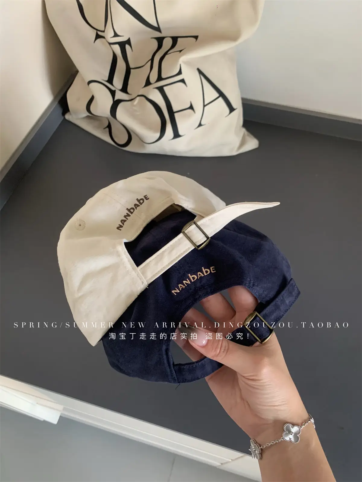 American Style Vintage Embroidered Letter Baseball Cap Men Women Soft Cotton Large Head — feature 23