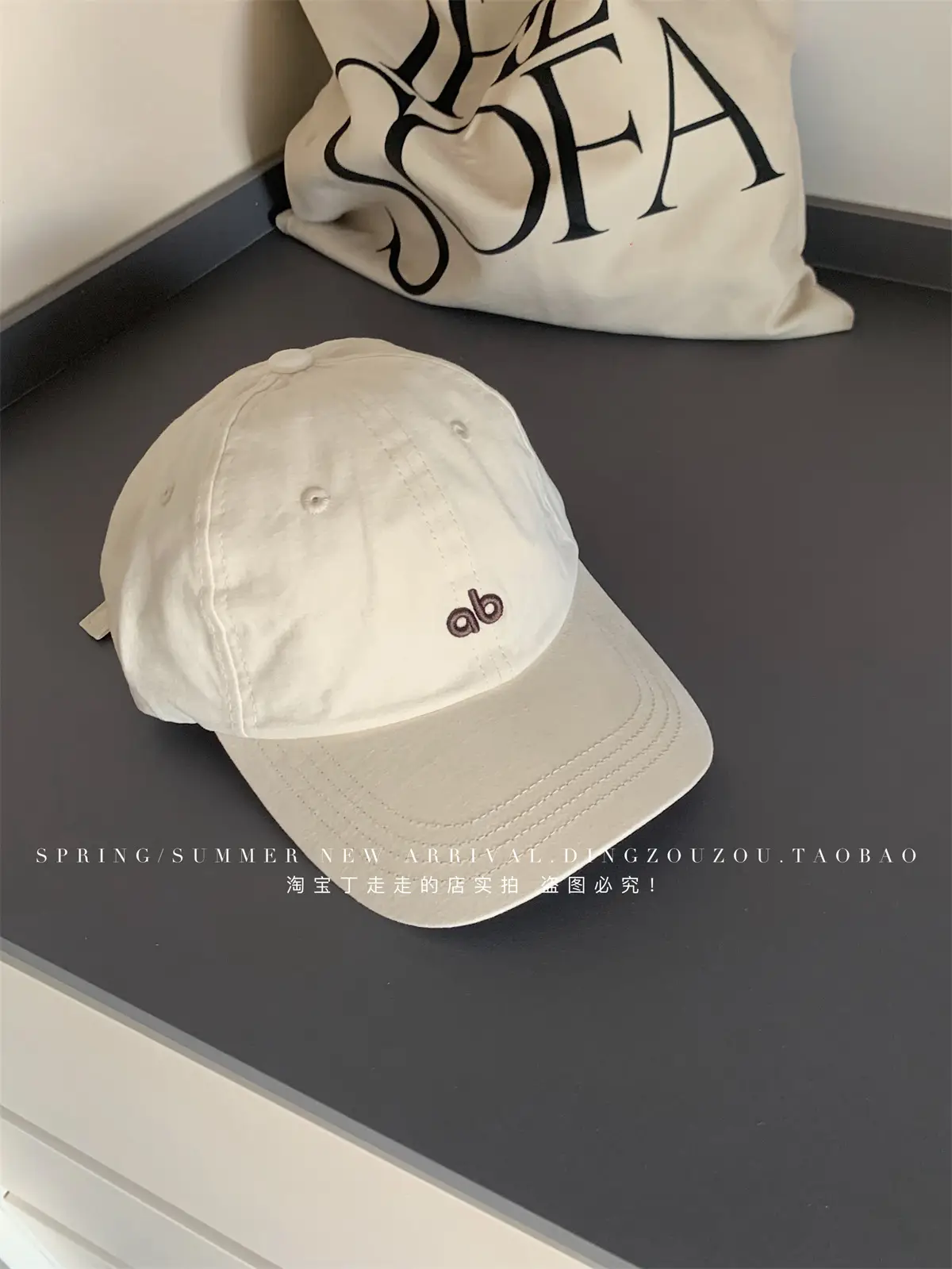American Style Vintage Embroidered Letter Baseball Cap Men Women Soft Cotton Large Head — feature 28