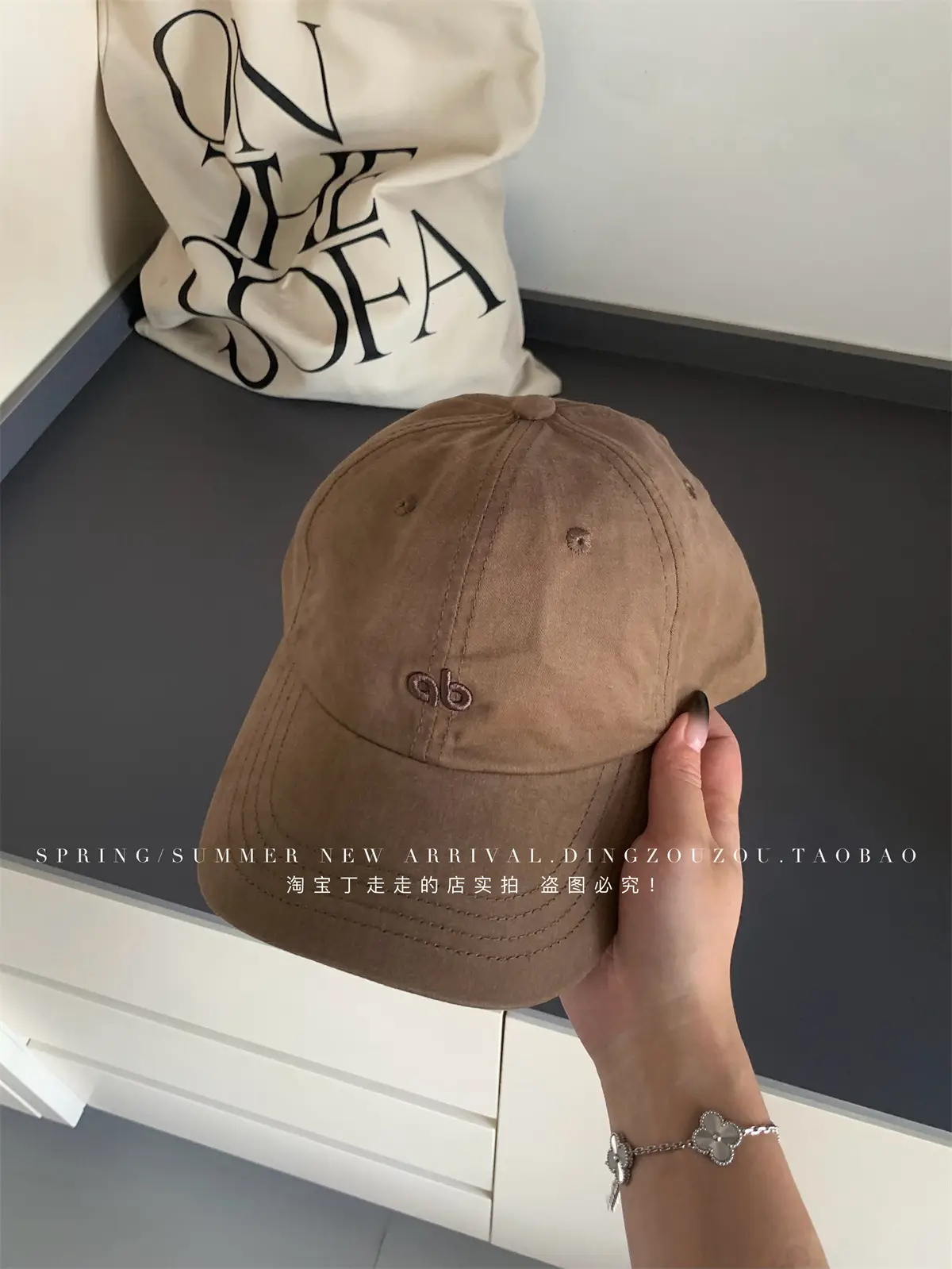 American Style Vintage Embroidered Letter Baseball Cap Men Women Soft Cotton Large Head — feature 30