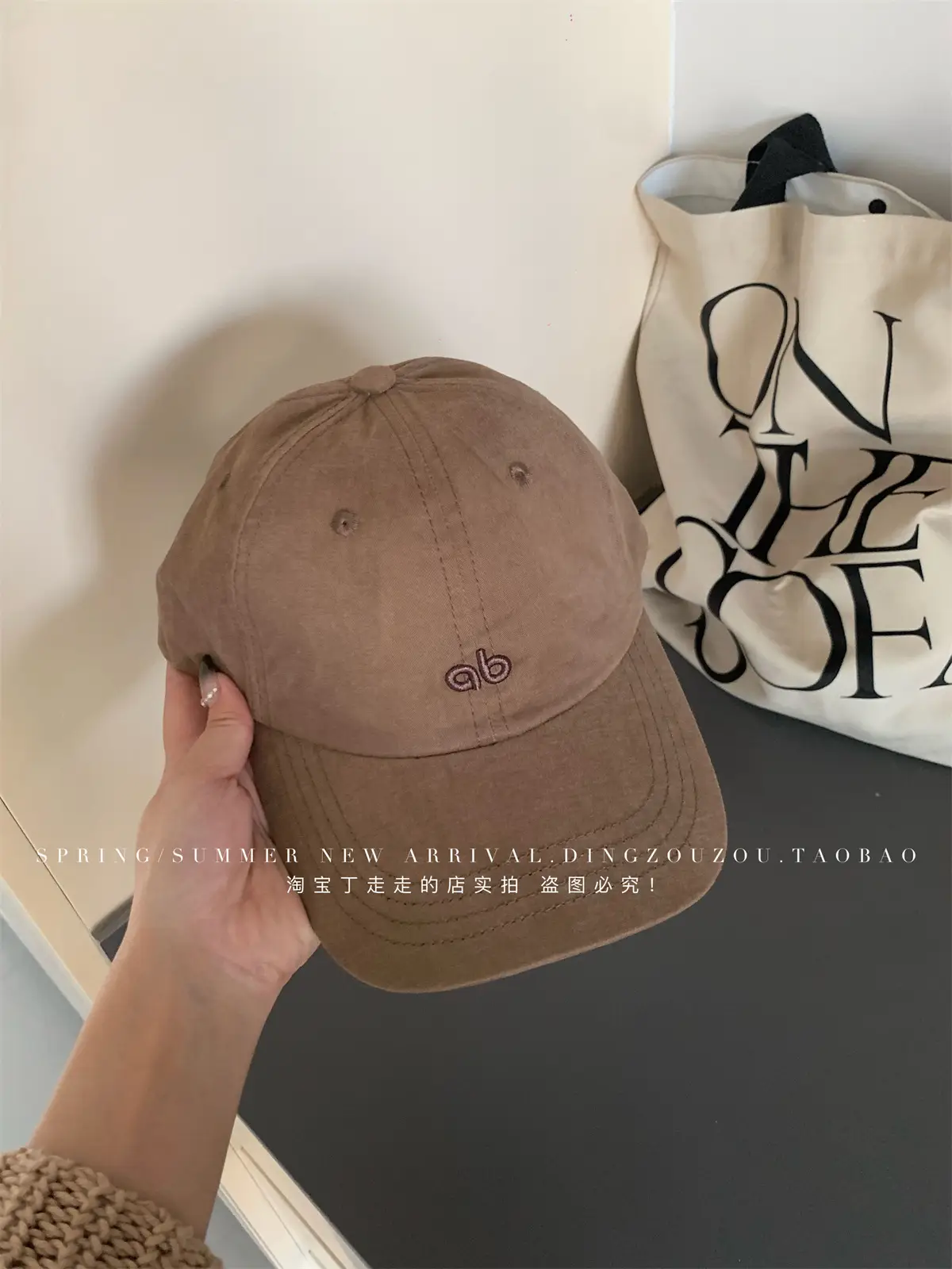 American Style Vintage Embroidered Letter Baseball Cap Men Women Soft Cotton Large Head — feature 31