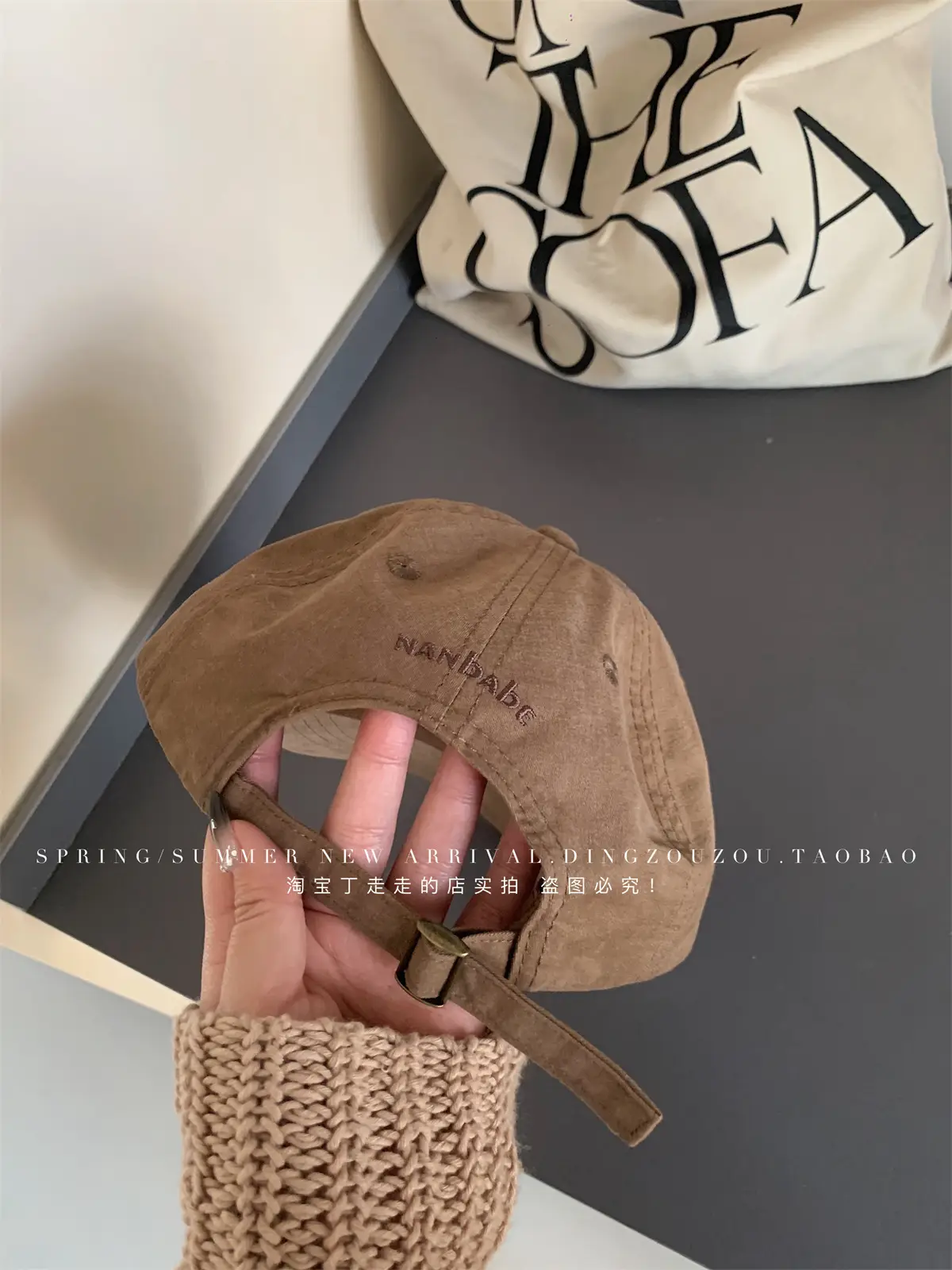 American Style Vintage Embroidered Letter Baseball Cap Men Women Soft Cotton Large Head — feature 32