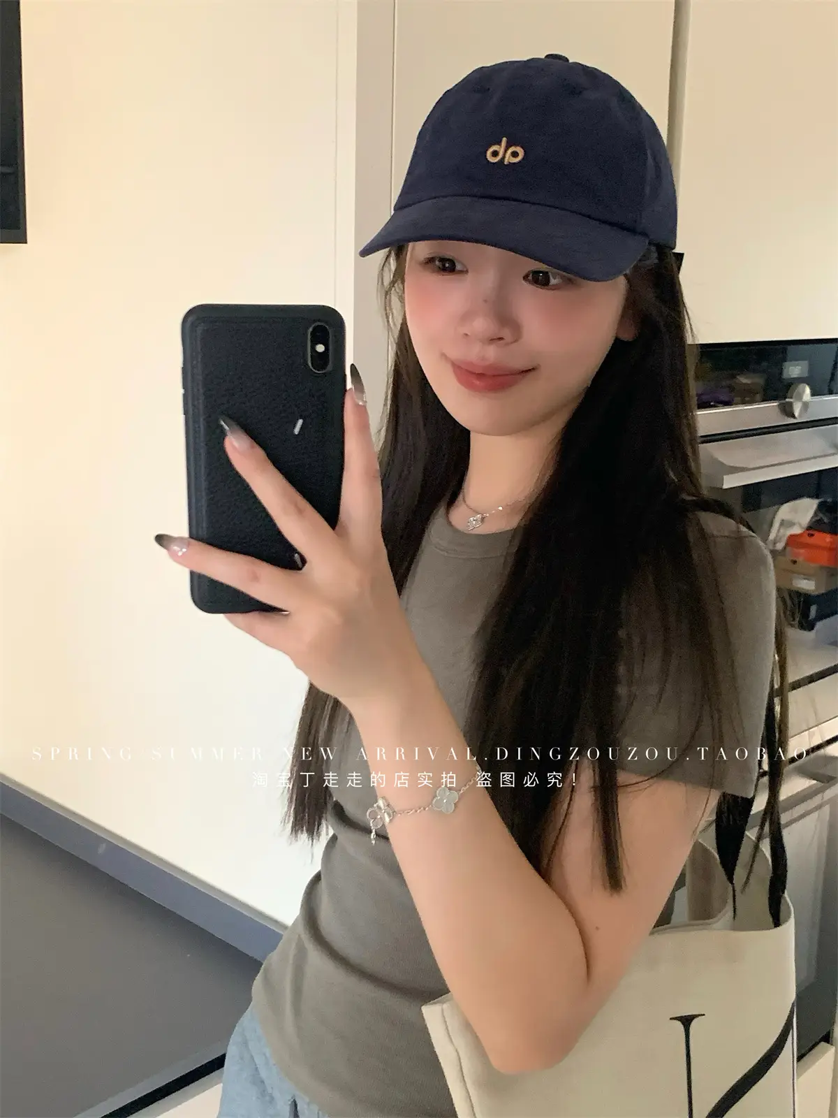 American Style Vintage Embroidered Letter Baseball Cap Men Women Soft Cotton Large Head — feature 9