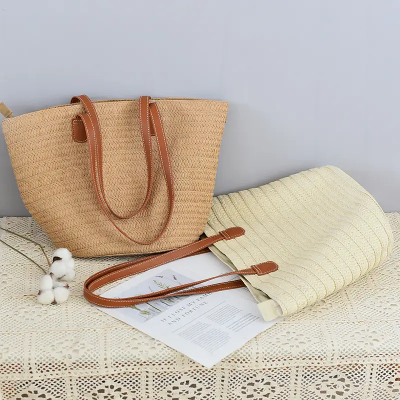 Women Straw Crossbody & Tote Bag Large Capacity — feature 14