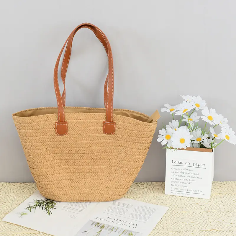 Women Straw Crossbody & Tote Bag Large Capacity — feature 15