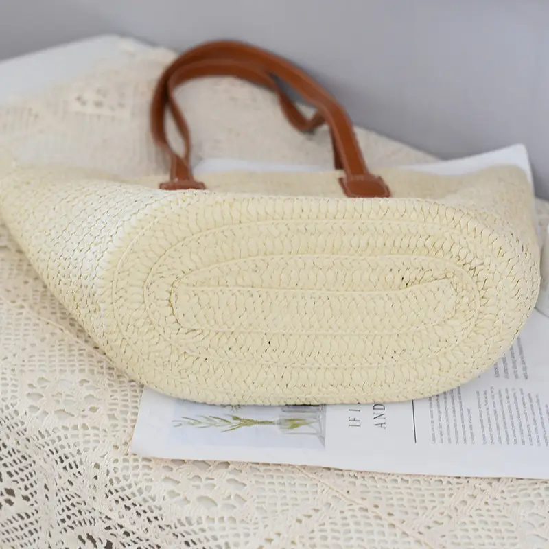 Women Straw Crossbody & Tote Bag Large Capacity — feature 4