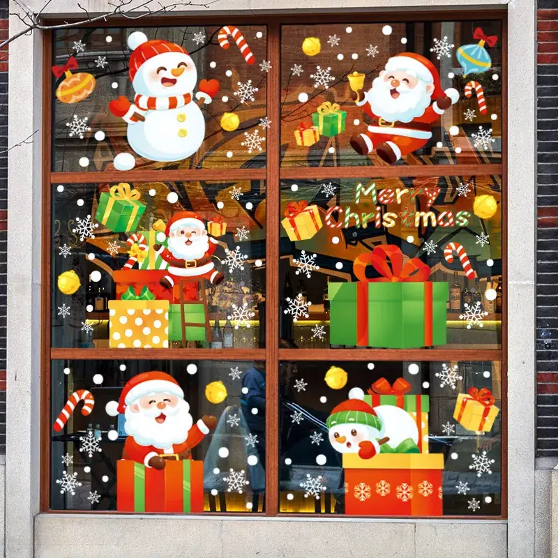 Christmas Electrostatic Wall Stickers 200x30cm Set - Image 19