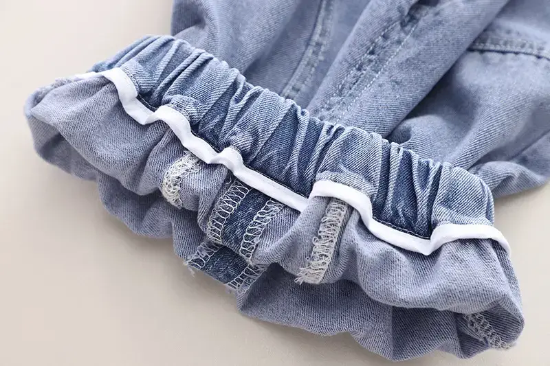 Blue Monstoro Cartoon T-Shirt & Denim Shorts Set for Boys — feature 15
