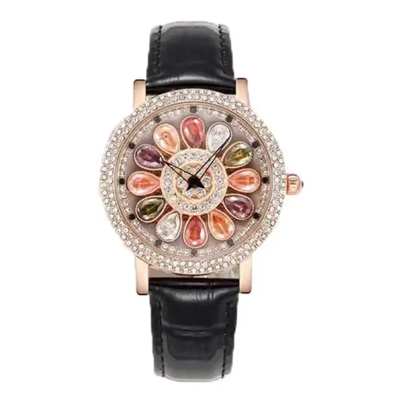 Luxury Multicolored Diamond Women's Watch - Image 6