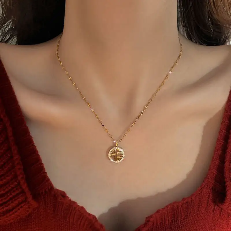 Titanium Steel Necklace Women Non-Fading 2025 Trending - Image 31