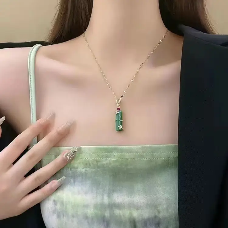 Titanium Steel Necklace Women Non-Fading 2025 Trending - Image 35