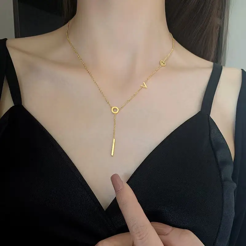 Titanium Steel Necklace Women Non-Fading 2025 Trending - Image 9