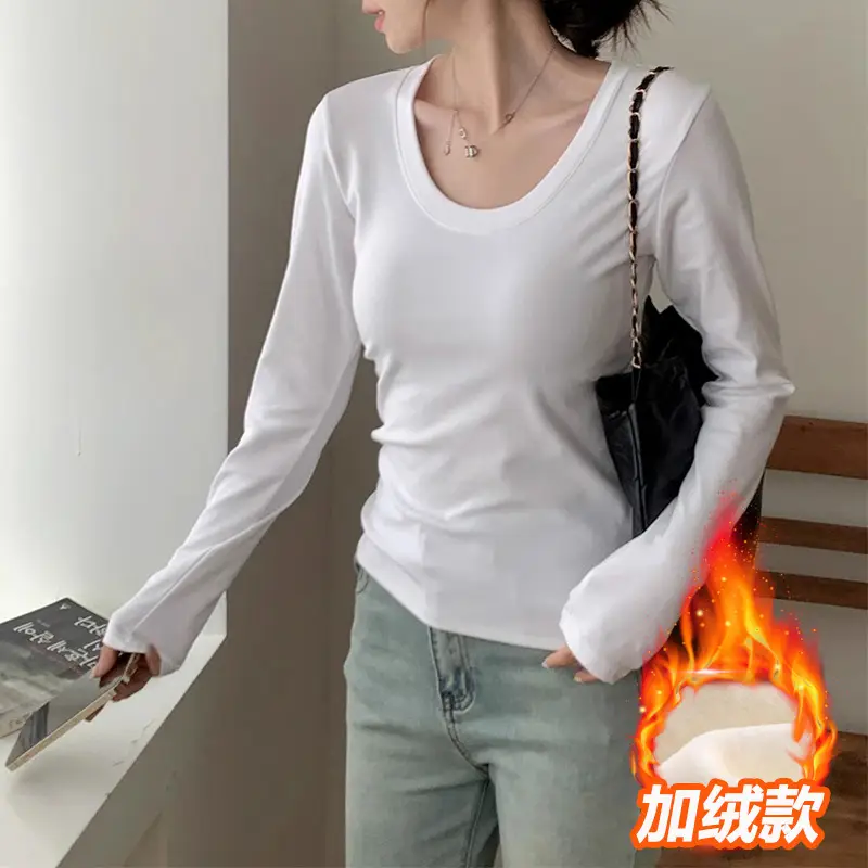 Black Shoulder T-Shirt Women's Short-Sleeved V-Neck Slim-Fit Slimming Tight Waist Design Base Shirt American Hot Girl Top - Image 26