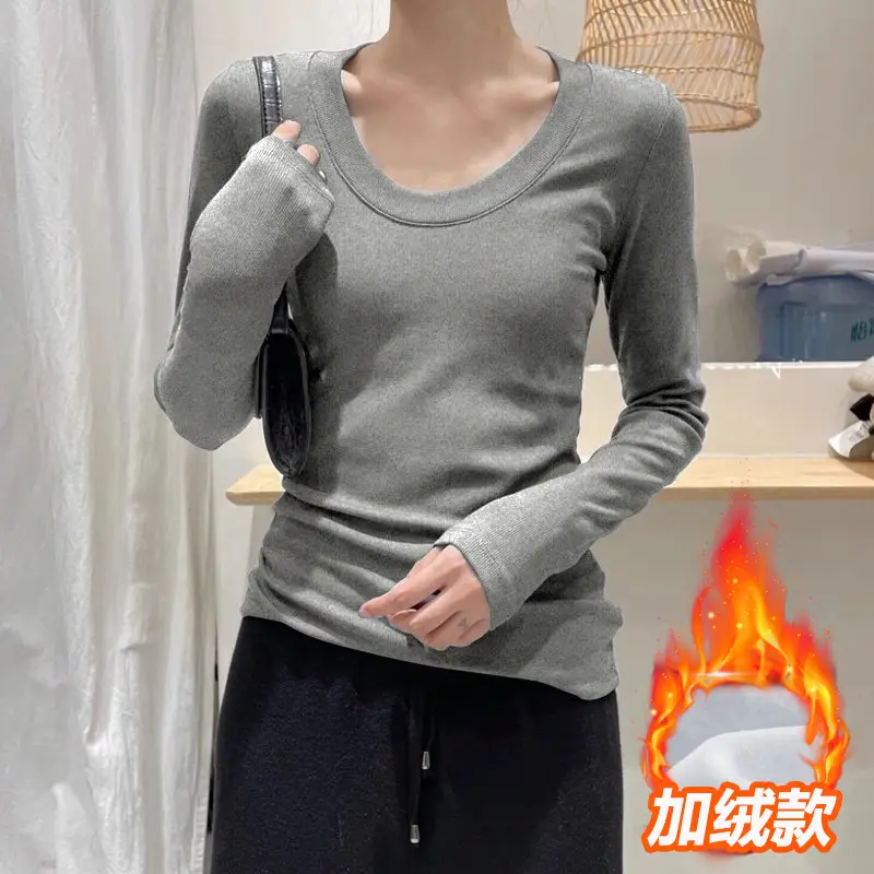 Black Shoulder T-Shirt Women's Short-Sleeved V-Neck Slim-Fit Slimming Tight Waist Design Base Shirt American Hot Girl Top - Image 27