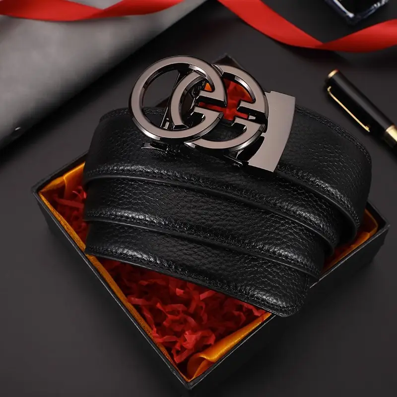 Men's Black Gold GG Belt for Men