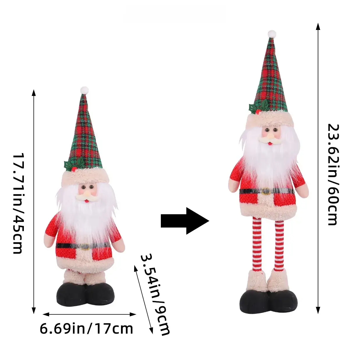 Christmas Snowman Doll 354g Gold Decorative Ornament - Image 18