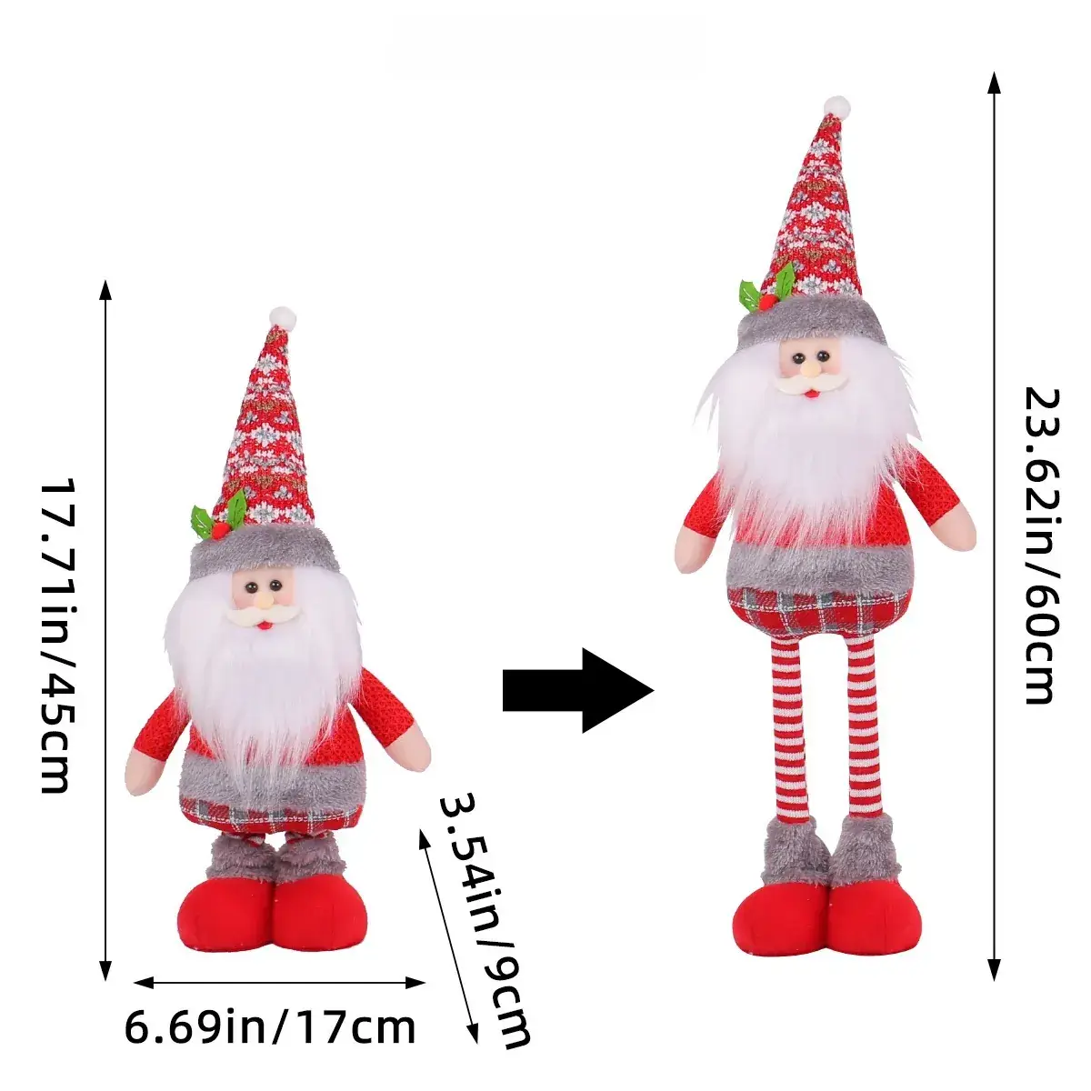 Christmas Snowman Doll 354g Gold Decorative Ornament - Image 28