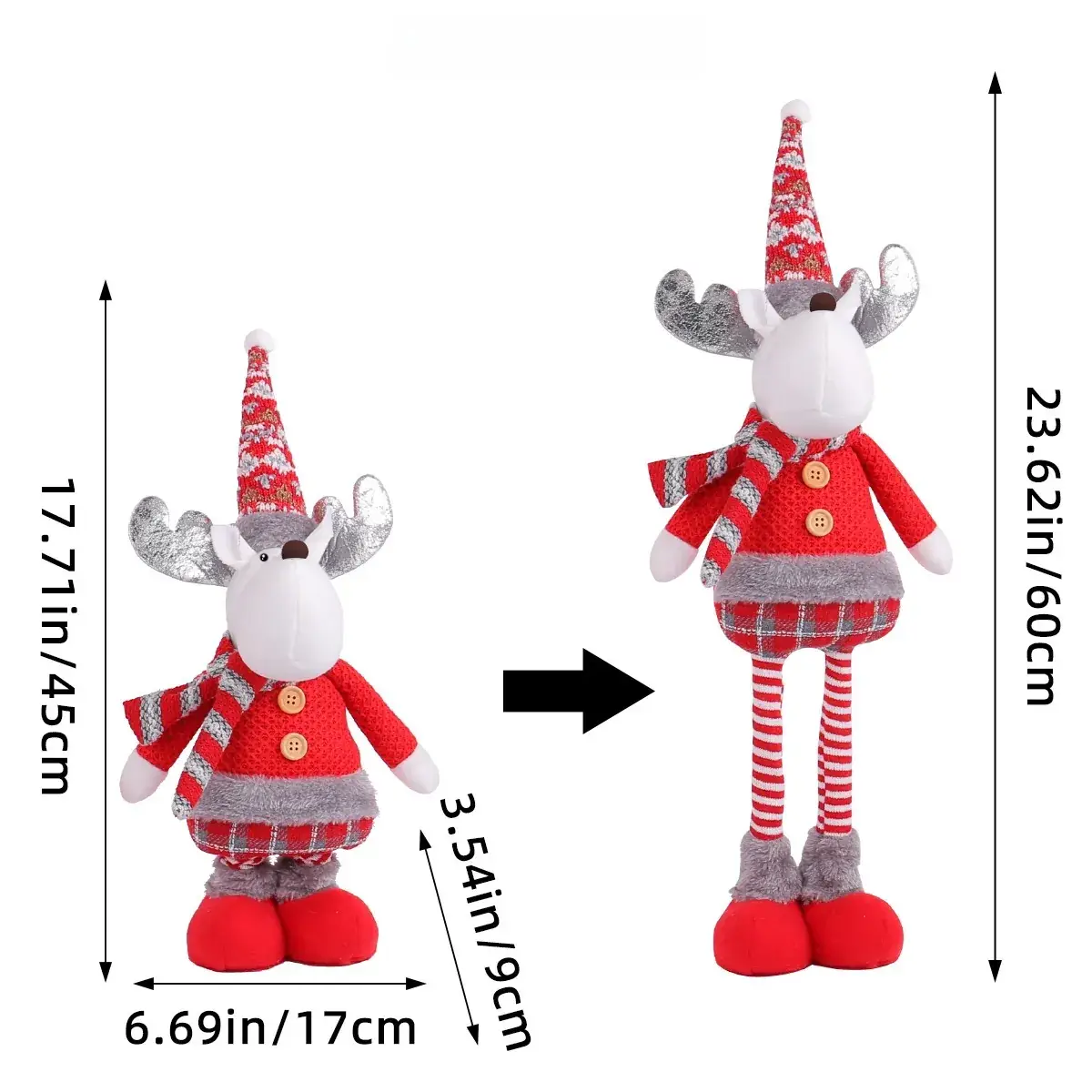 Christmas Snowman Doll 354g Gold Decorative Ornament - Image 30