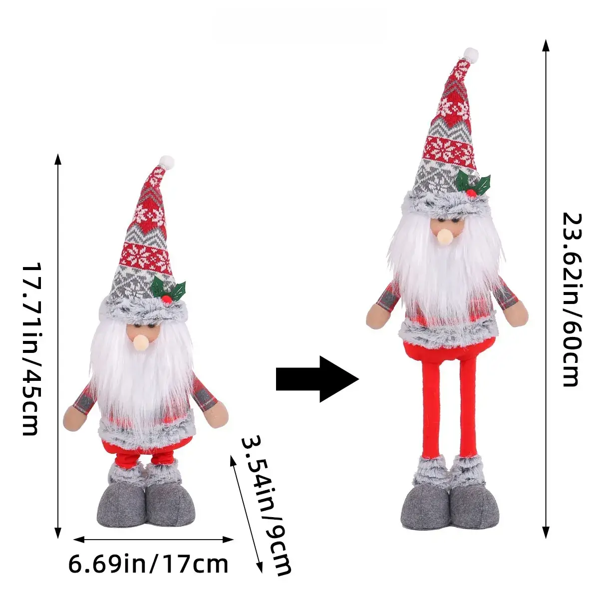 Christmas Snowman Doll 354g Gold Decorative Ornament - Image 31