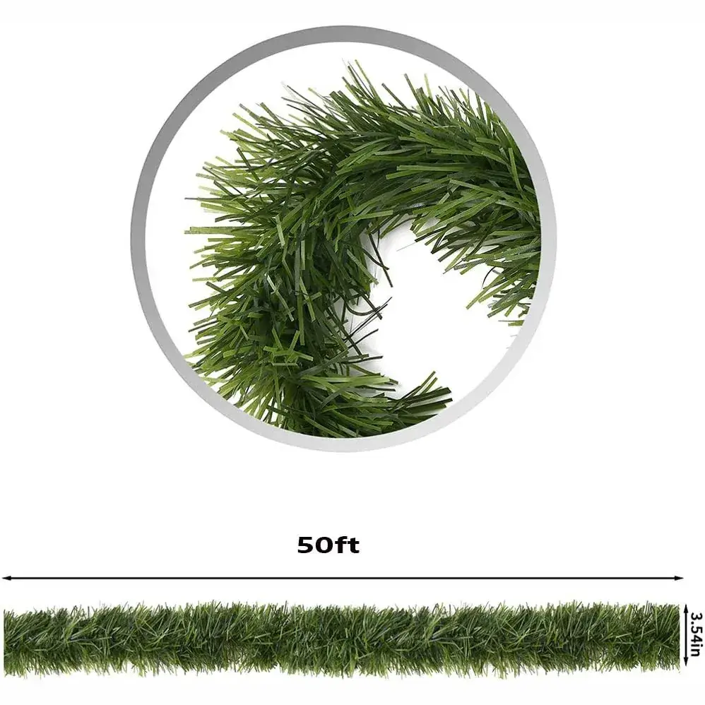50ft Artificial Christmas Grass Strips for Weddings & Parties - Image 12