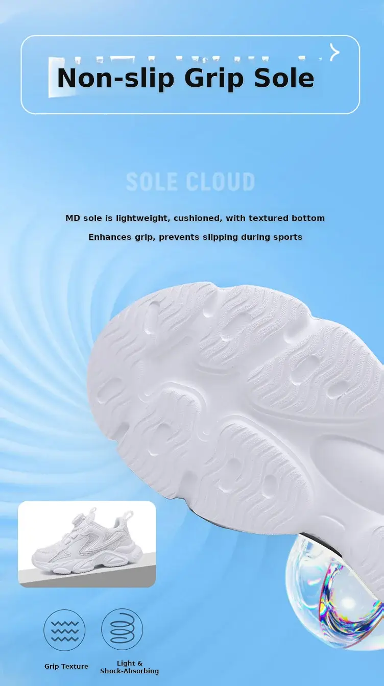 White Mesh Running Sneakers for Boys 2024 — feature 10