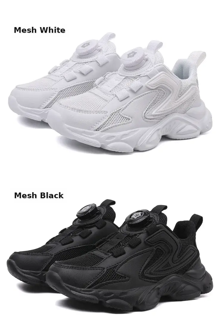 White Mesh Running Sneakers for Boys 2024 — feature 28
