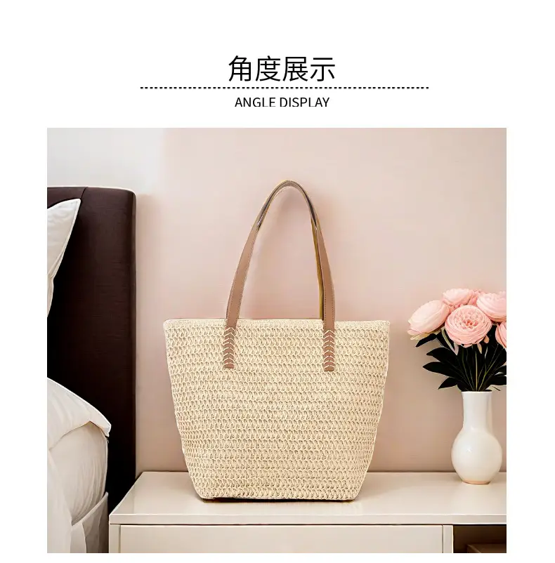 Casual French Style Woven Mori Handbag 2024 Summer — feature 11