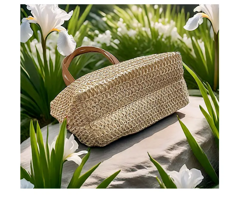 Casual French Style Woven Mori Handbag 2024 Summer — feature 13