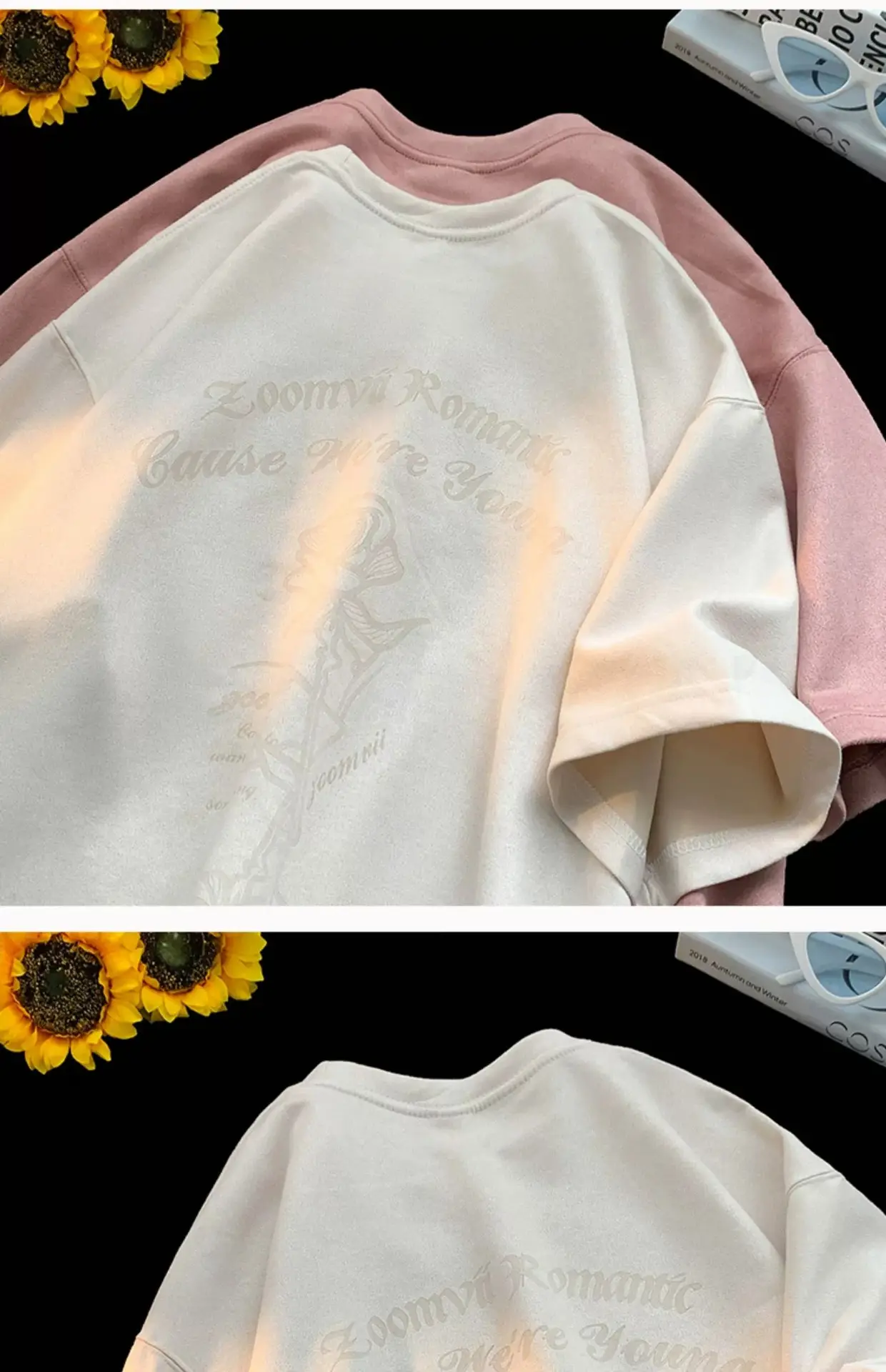 Black Loose Sleeve T-Shirt for Boys Summer Wear — feature 9