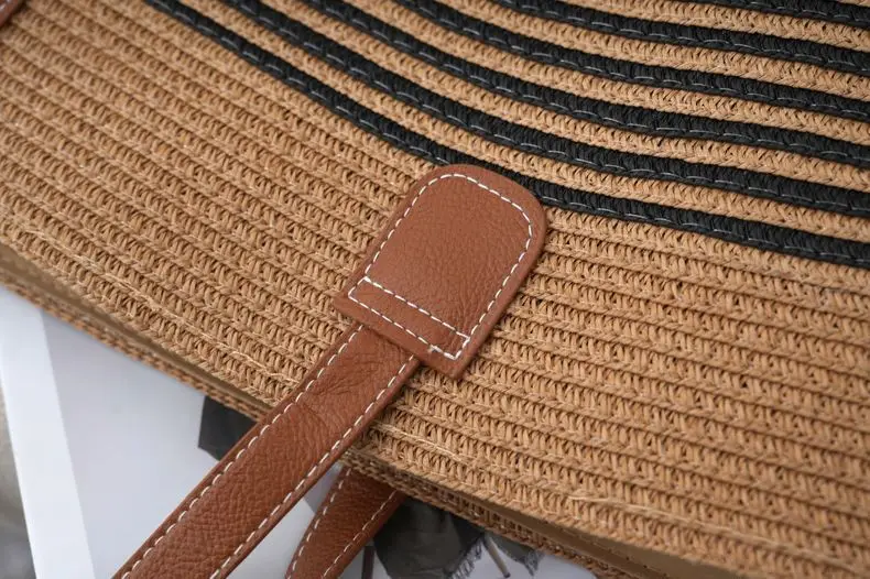 Women's French Style Cotton Rope Woven Bag Large Capacity — feature 7