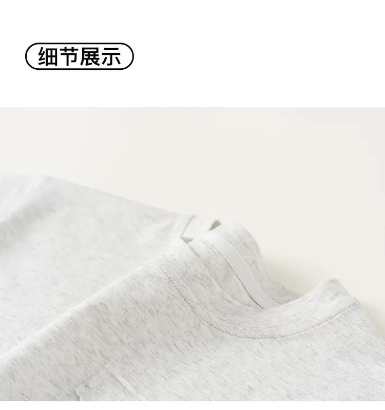 Yubao Boys Black T-Shirt Pocket Letter Print 2024 — feature 22