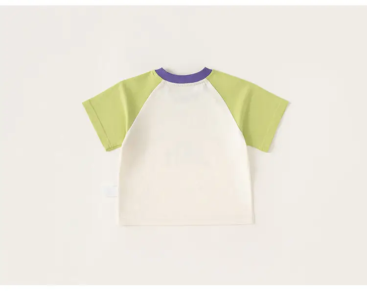 Yubao Kids Gradient Letter T-Shirt Purple White 2024 — feature 18