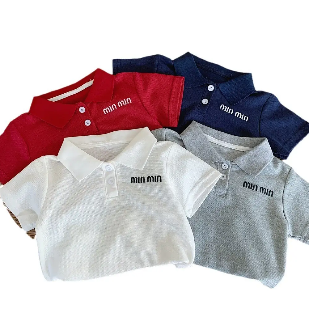Children's Boys Korean Style Polo T-Shirt 2025 Summer - Image 7