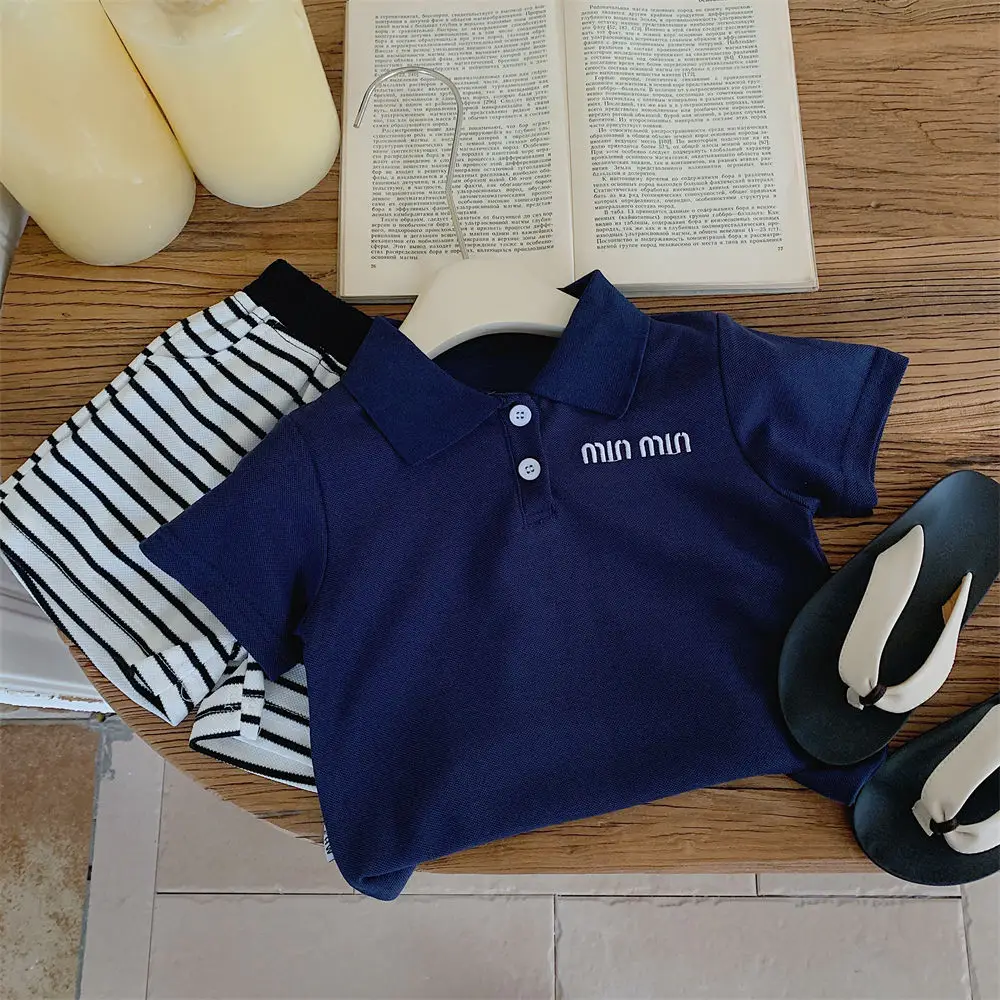 Children's Boys Korean Style Polo T-Shirt 2025 Summer — feature 17