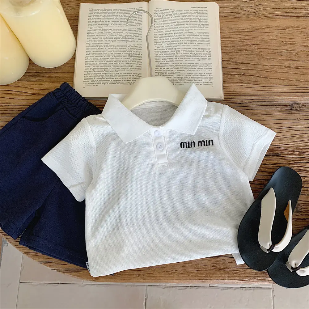 Children's Boys Korean Style Polo T-Shirt 2025 Summer — feature 18