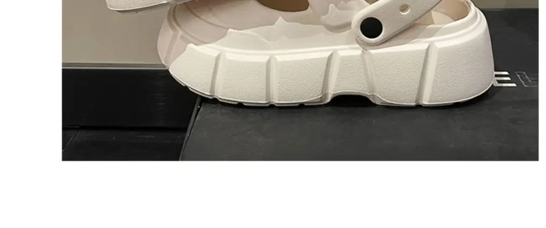 Fairy Style Shoes with Shoes and Shoes for Women 2024 Summer New Style Thick Bottom Bow Two-Wearing Baotou Half Slippers — feature 25
