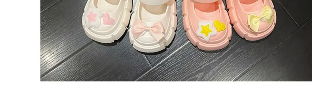 Fairy Style Shoes with Shoes and Shoes for Women 2024 Summer New Style Thick Bottom Bow Two-Wearing Baotou Half Slippers — feature 27