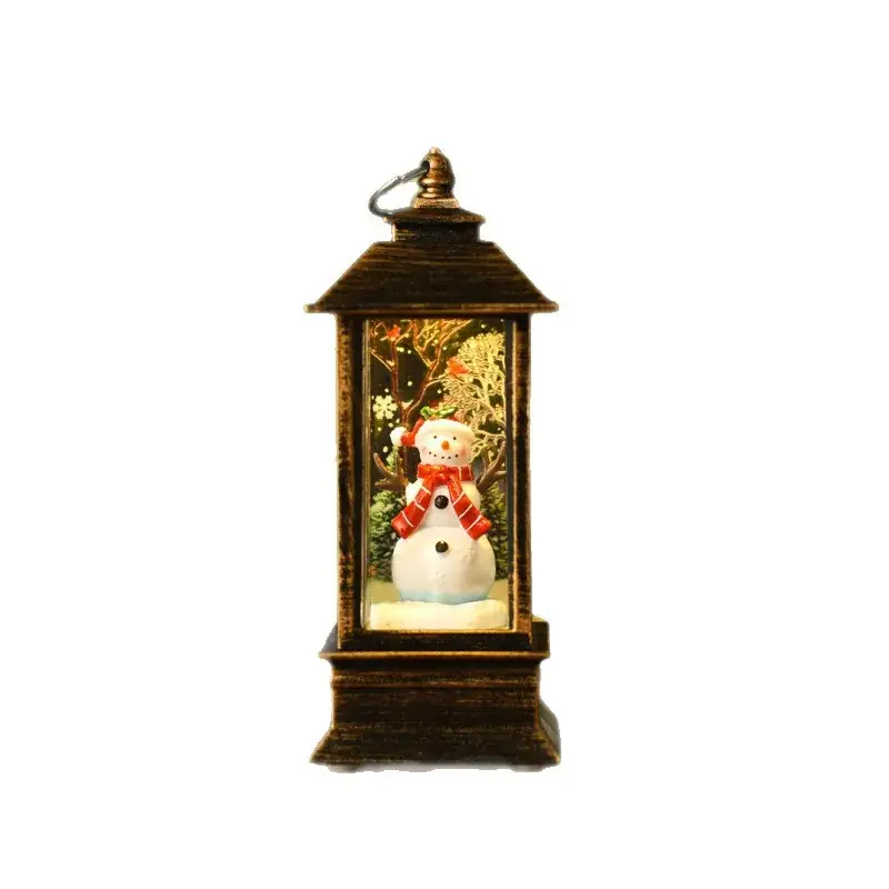 Santa Claus Christmas Telephone Booth Lamp Red LED - Image 17